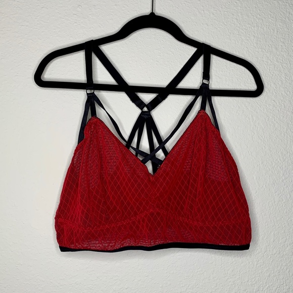 sold Torrid plus size red strappy bralette 2X - Picture 3 of 12